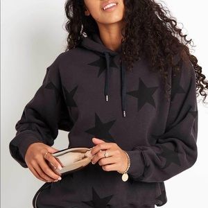 Sundry stars side zipper hoodie